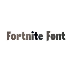 Fortnite Font