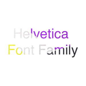 Helvetica Font Family