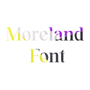 Moreland Font