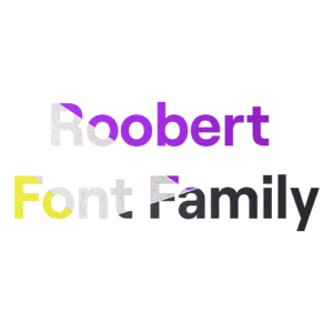 Roobert Font Family - Download free from FontFine