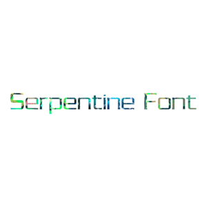 Serpentine Font