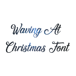 Waving At Christmas Font