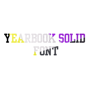 Yearbook Solid Font