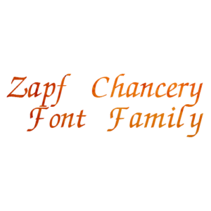 Zapf Chancery Font Family