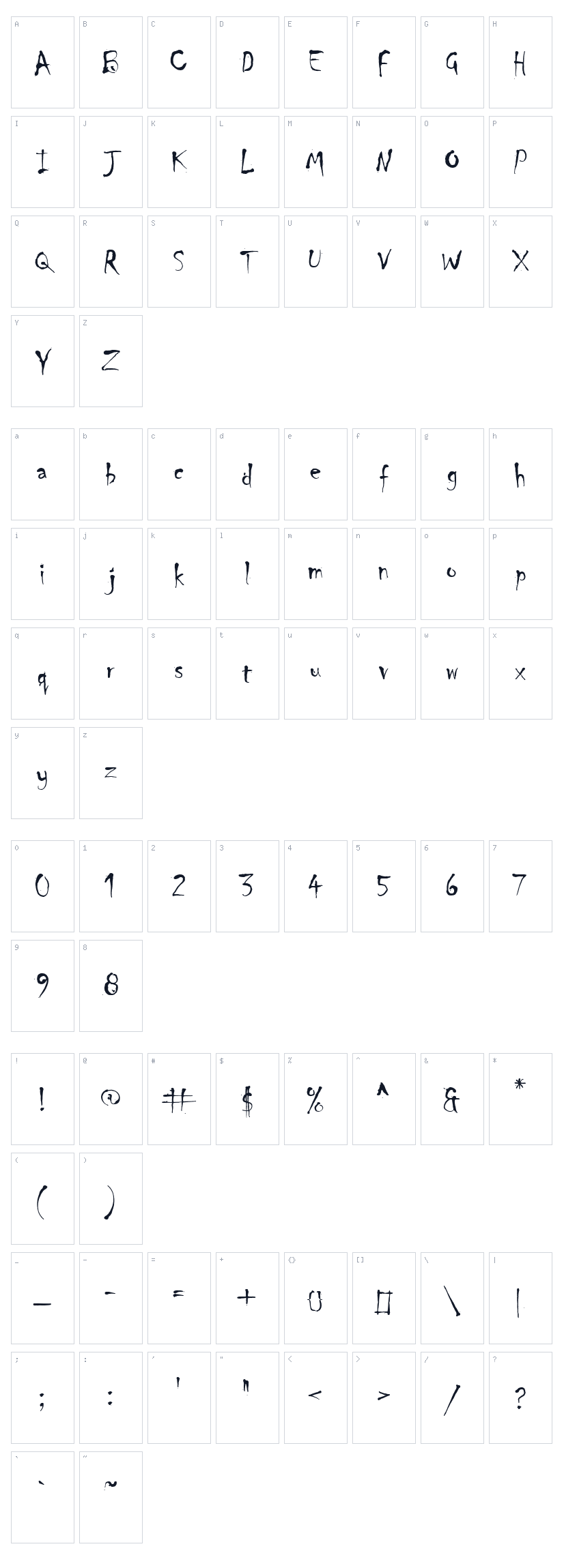 Salt Life Character Map